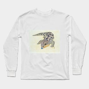 Blue Tongued Lizard Long Sleeve T-Shirt